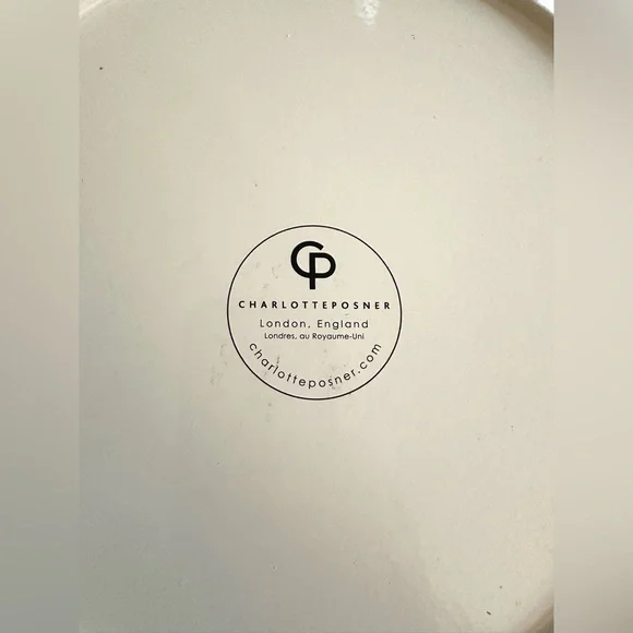 NEW Charlotte Posner London England Oversized Icon Garden Metal Watering Can HTF - Picture 5 of 5